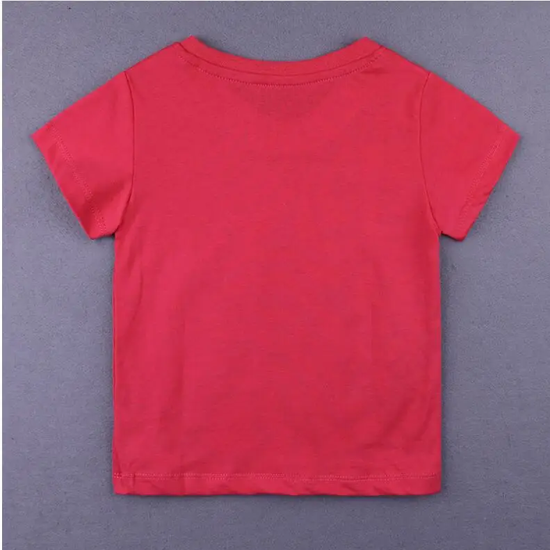 Детские футболки унисекс летние топы для девочек футболка Единорог детей одежда