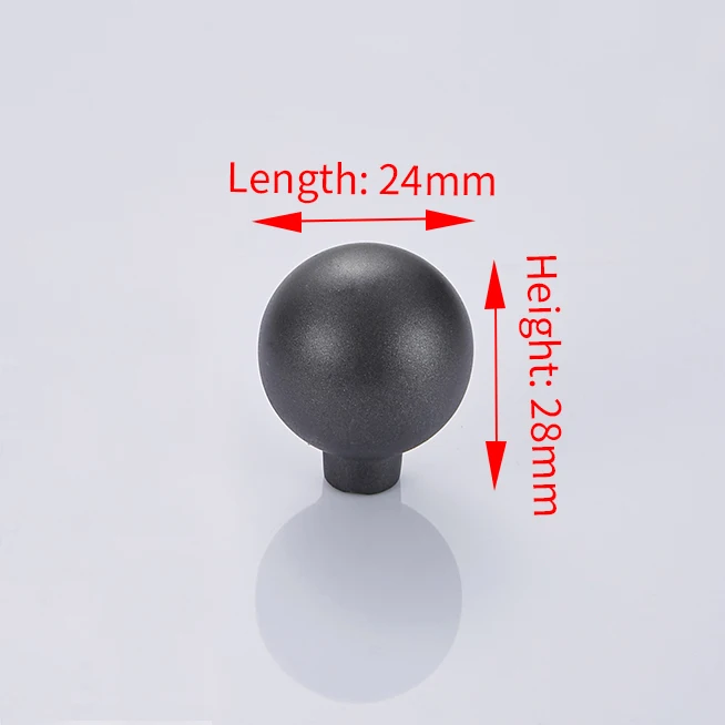 6008 Single hole NAIERDI твердого сплава цинка серые ручки шкафа для мебельные ручки для ящиков Шкаф Тянет декорации Декор для дома оборудование - Цвет: 6008 Single hole