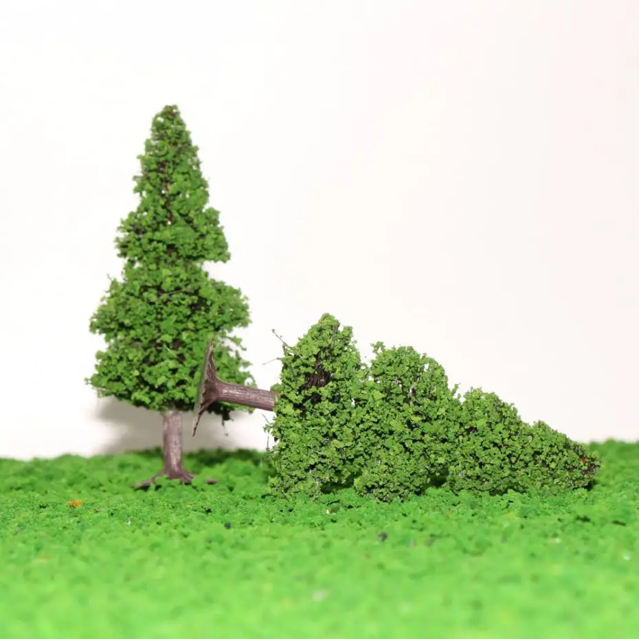 S0405 10 шт. Модель поезда деревья сосна ж/д расположение пейзажей Хо ОО масштаб