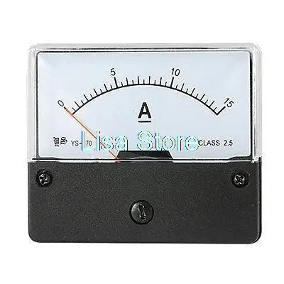 

Current Measuring Meter DC 0-15A Gauge w Fitting Part