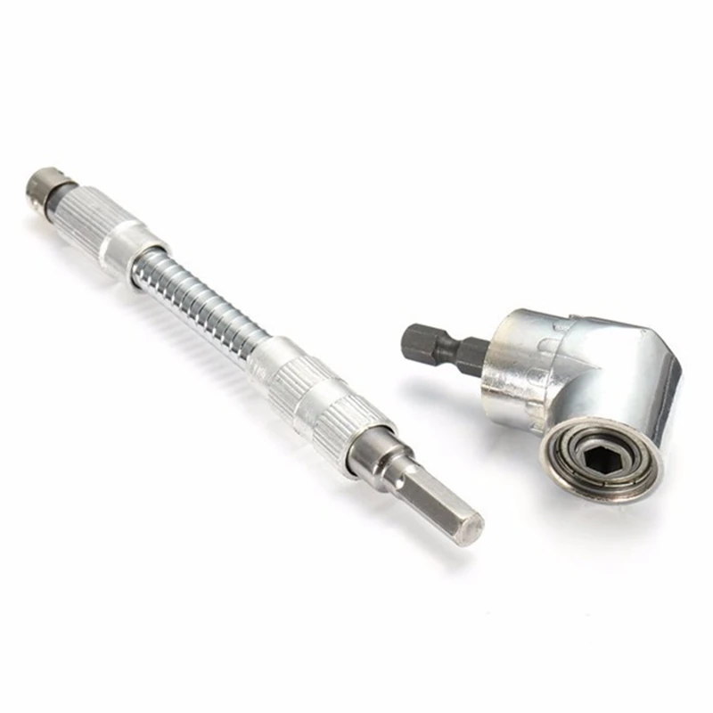 1/4 дюйма шестигранный хвостовик Сверло угловой Драйвер Гибкий отвертка