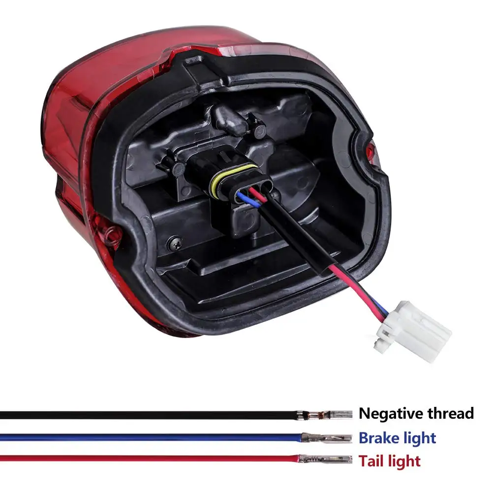 

Motorcycle LED Tail Brake Light License Plate Lamp For Heritage Softail FLST FLSTF FLSTFB FLSTC Tail Light