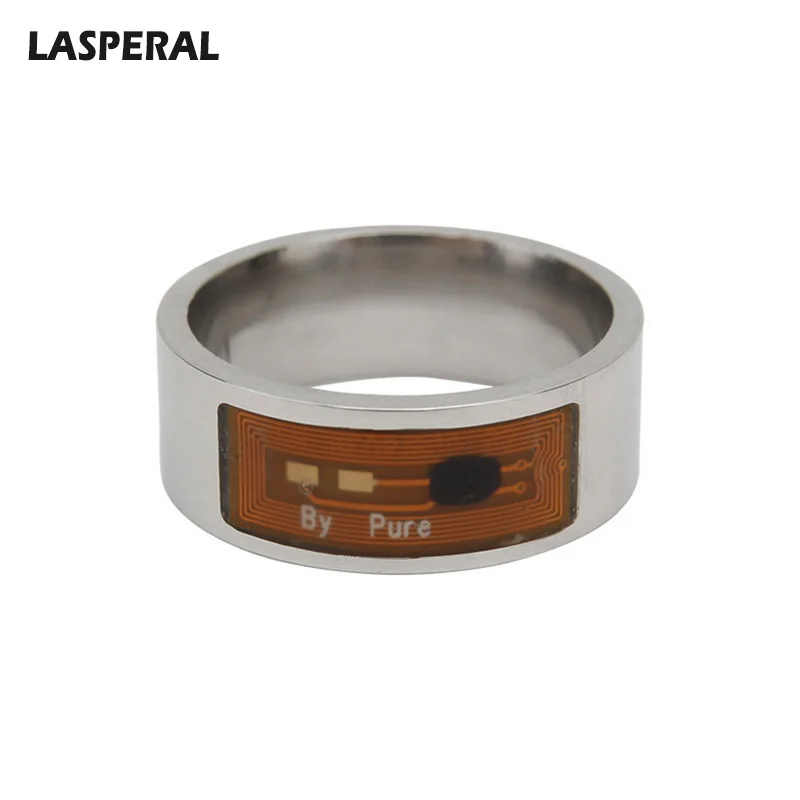 LASPERAL Card NFC Smart technology кольца для мужчин и женщин новые умные часы из нержавеющей