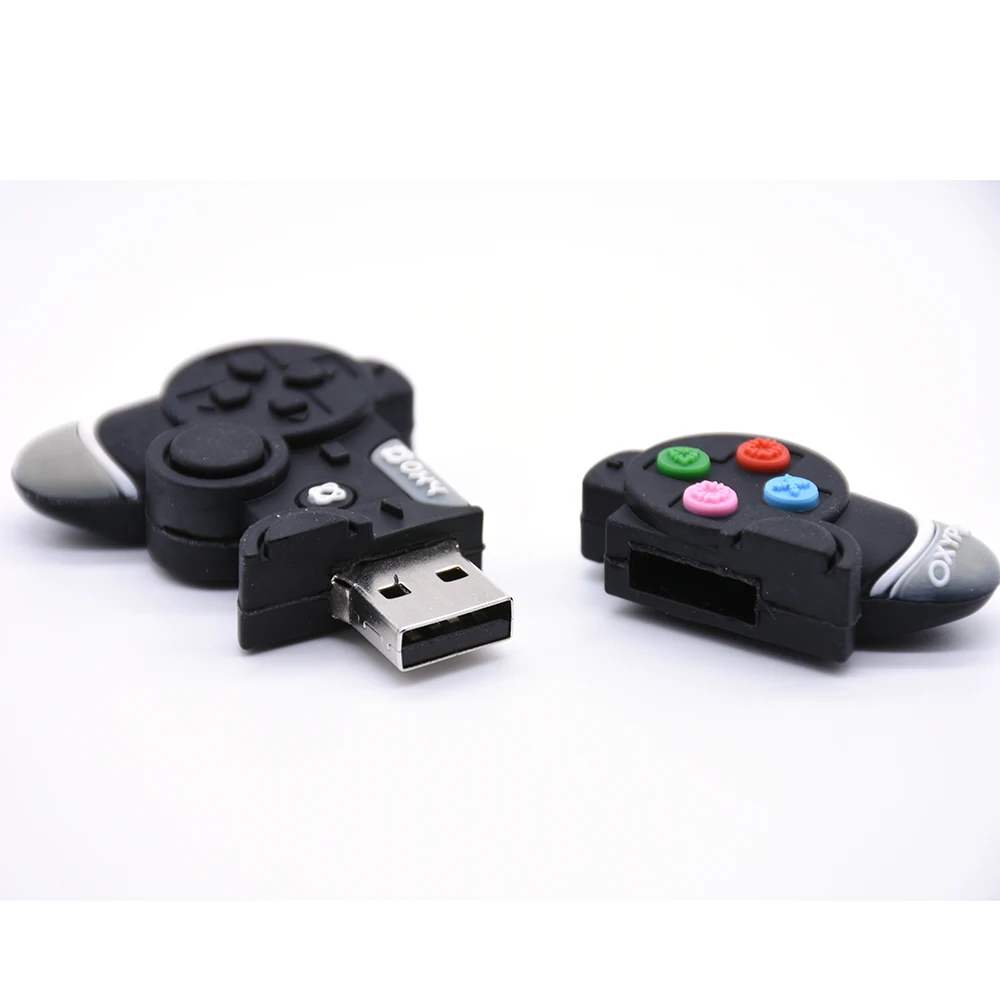 Флеш накопитель с ручкой игровой usb флеш мультипликационный геймпад 2 0 4 ГБ 8 32 64