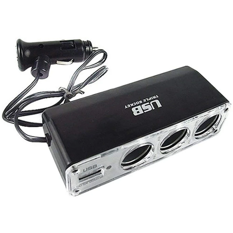 Разветвитель для телефона MP3 DVR 12 24 В|Зажигалка| |