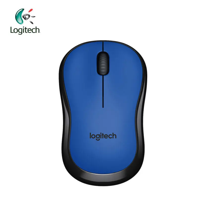 Беспроводная игровая мышь logitech M220, Высококачественная оптическая эргономичная компьютерная игровая мышь для Mac OS/Windows, поддержка офисного теста - Цвет: 2