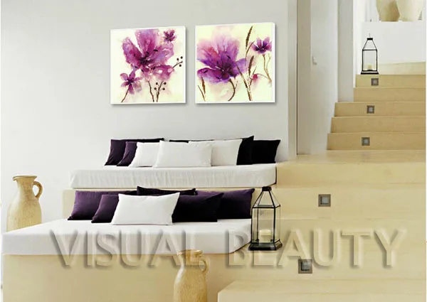 Бесплатная доставка красивый цветок Холст Картина Настенная картина цветы