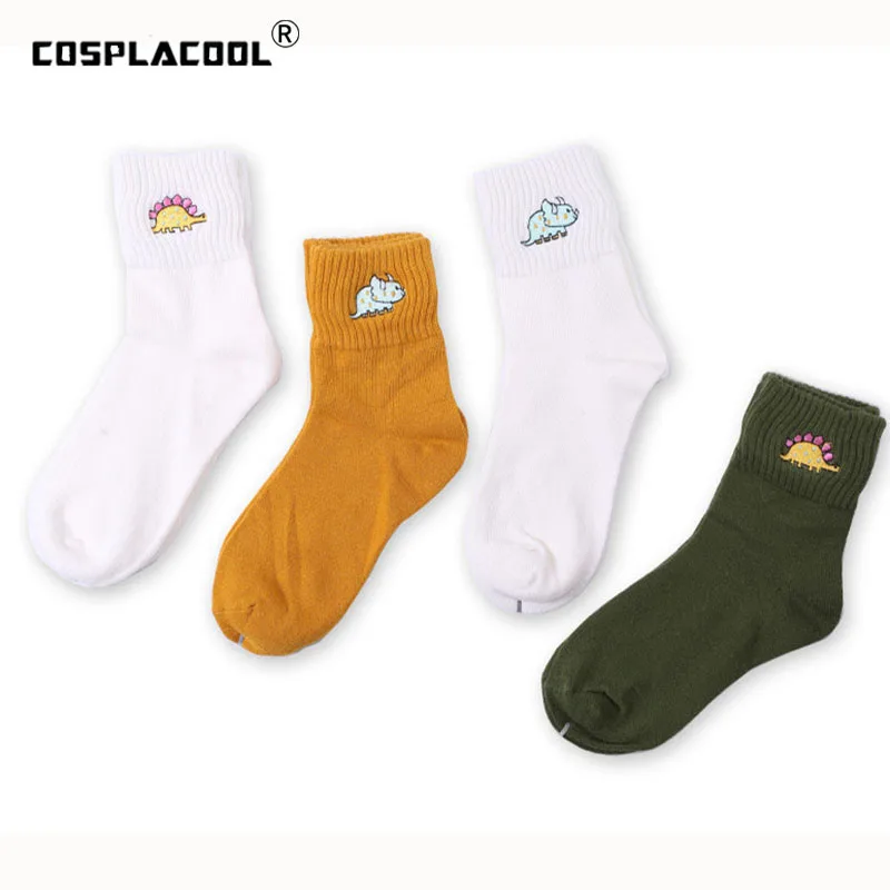 

[COSPLACOOL]Embroidery Cute Novelty Animal Funny Socks Warm Harajuku Cartoon Japanese Socks Women Creative Love Calcetines Mujer