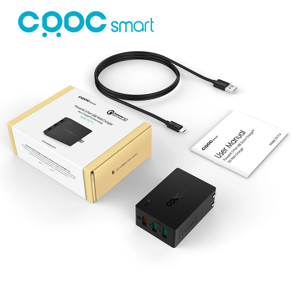 CRDC 3 Ports USB Charger QC 3.0 EU/US Plug The Max 2.4A Fast adapter mobile phone charger for iPhone Xiaomi redmi 4x | Мобильные