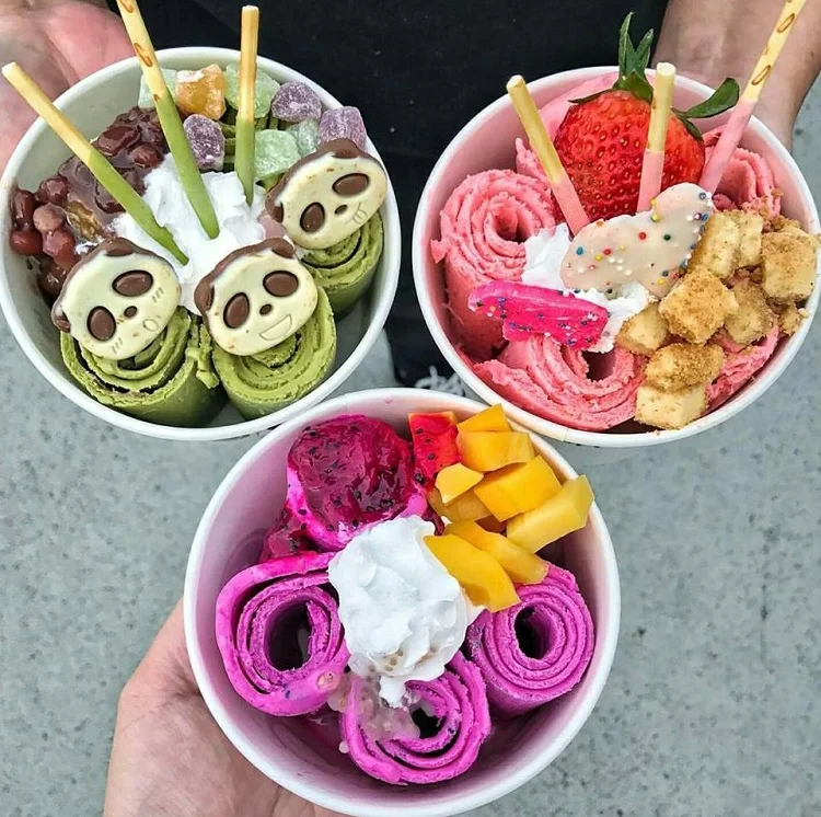 Машина для жареного мороженого с плоской сковороды йогурт ролик mesin ais krim goreng