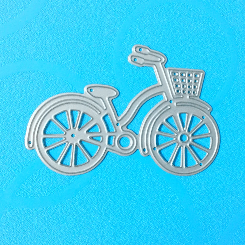 

YLCD169 Bike Metal Cutting Dies For Scrapbooking Stencils DIY Album Cards Decoration Embossing Folder Die Cuts Template Mold