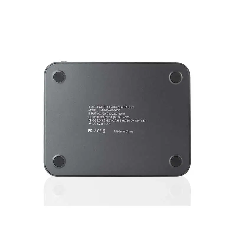 Зарядная станция с несколькими Usb-портами для Samsung Huawei QC3.0 Держатель зарядного