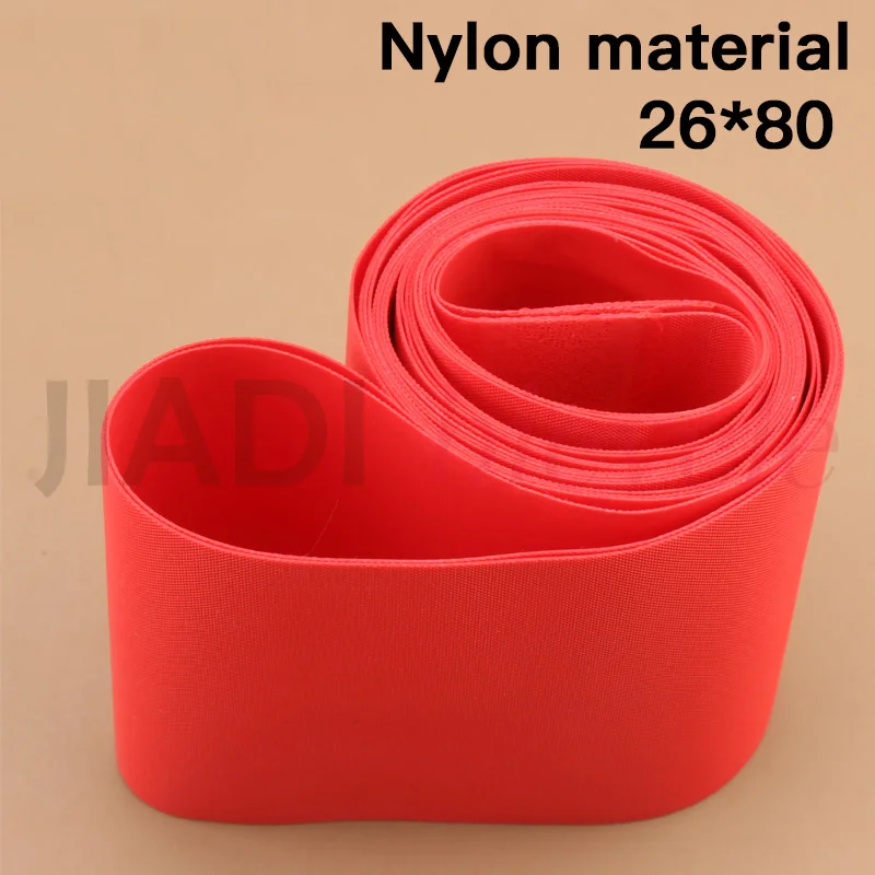 Nylon W 80mm Коврик для шин для велосипеда, 26 дюймов, расширенный вкладыш для шин, стойкий к проколу, для горного велосипеда, внутренняя трубка, защитная накладка, ПВХ, нейлоновая подкладка - Цвет: Nylon W 80mm