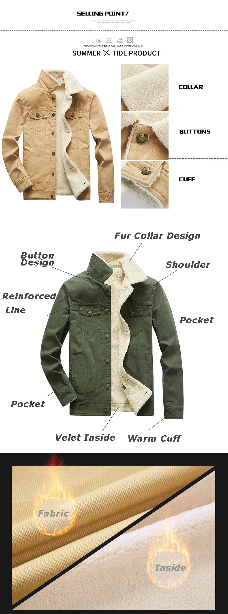 Herren jacke, зимняя теплая ветровка в стиле сафари, Мужская модная повседневная Уличная тактическая кашемировая Мужская куртка и пальто, 4XL, BC9799