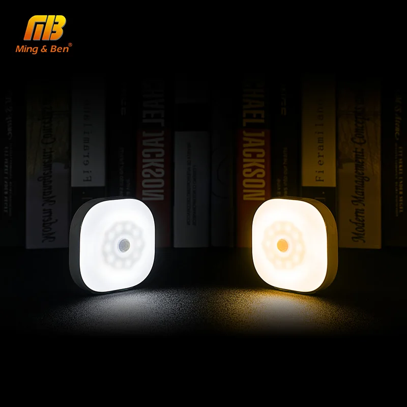 4PCS LED Night Light Smart PIR Motion Sensor Lamp 10leds Activated Wall Auto On Off Magnetic Force For Baby Sleeping | Лампы и