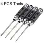 4 шт. набор инструментов для отвертки с шестигранным винтом набор гнезд 1,52,02,53,0 отвертка для RC DIY гоночный Дрон вертолет Квадрокоптер ремонт