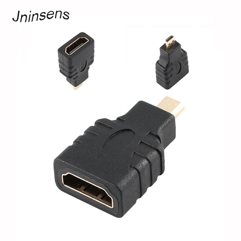 Микро HDMI папа к Женский Тип D мужской золотой удлинитель адаптер F/M конвертер