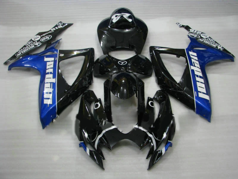 

Nn-Blue black white mold Fairing kit for SUZUKI GSXR600 750 K6 06 07 GSXR 600 GSXR750 2006 2007 ABS Fairings set