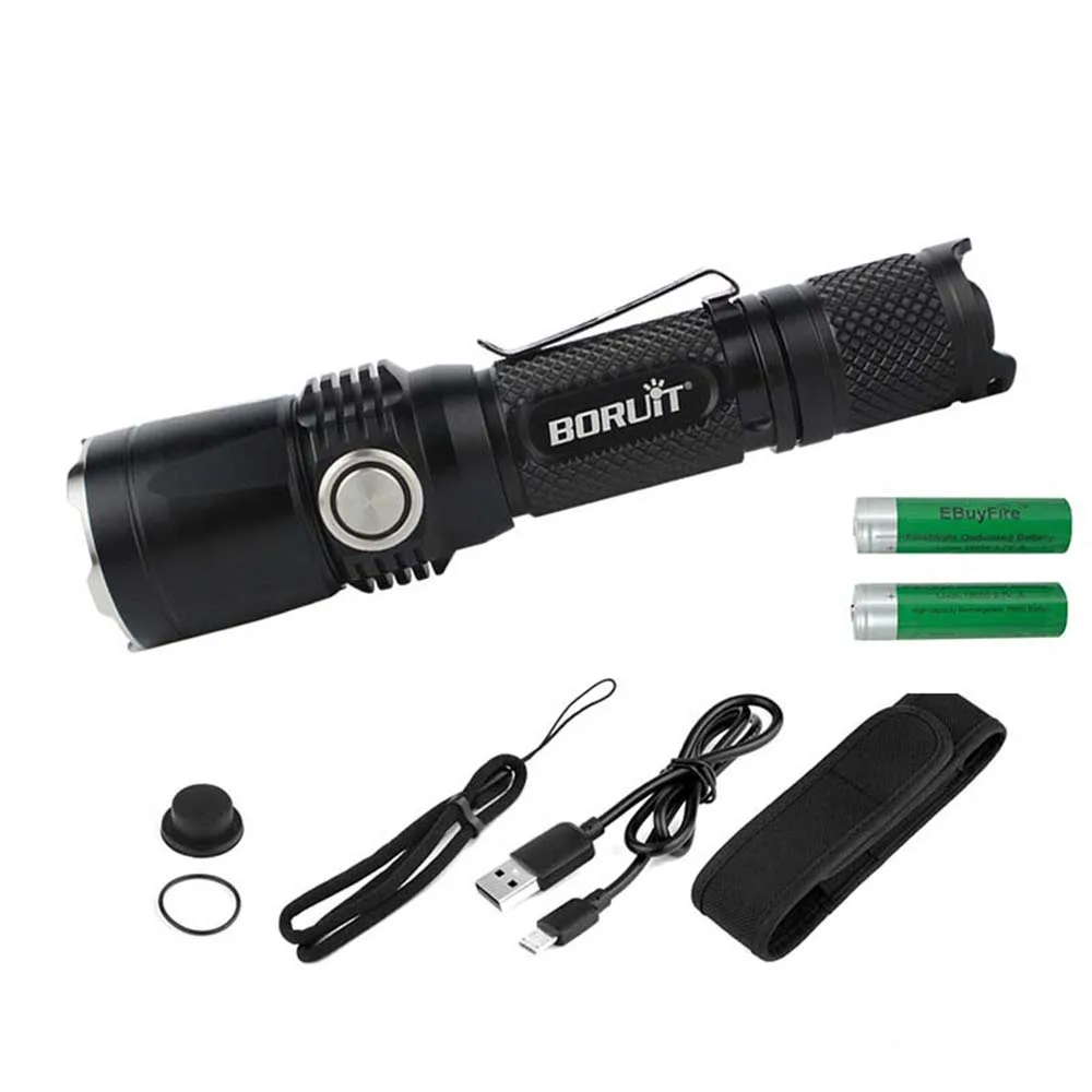 XP L2 светодиодный тактический фонарь 1380лм мощный с головой для атаки USB