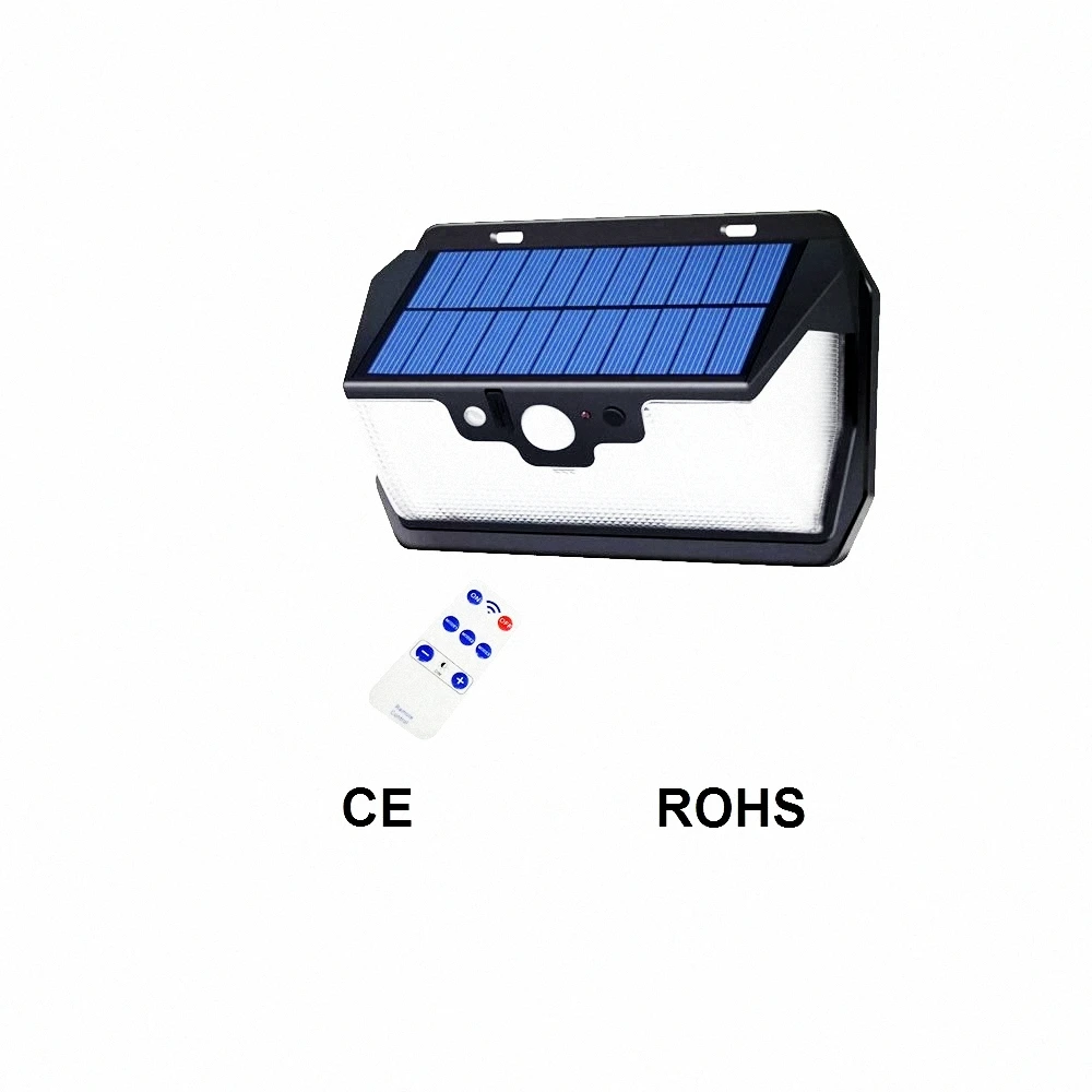 55 leds Solar light remote control radar 3 side lighting usb port Outdoor lamp Garden Yard Emergency landscape camps patio fence | Лампы и
