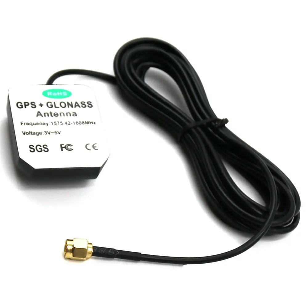 BEITIAN external GPS GLONASS High-precision active patch ceramic antenna GNSS SMA Straight connector BN-142AJ | Автомобили и