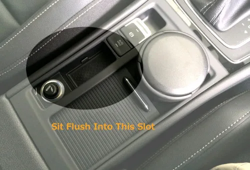 

Card Holder Insert (Black) For VW Volkswagen Golf MK7
