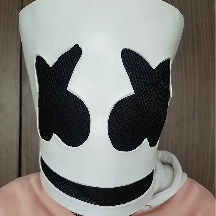Карнавальный костюм DJ Marshmello карнавальный на все лицо забавные латексные маски