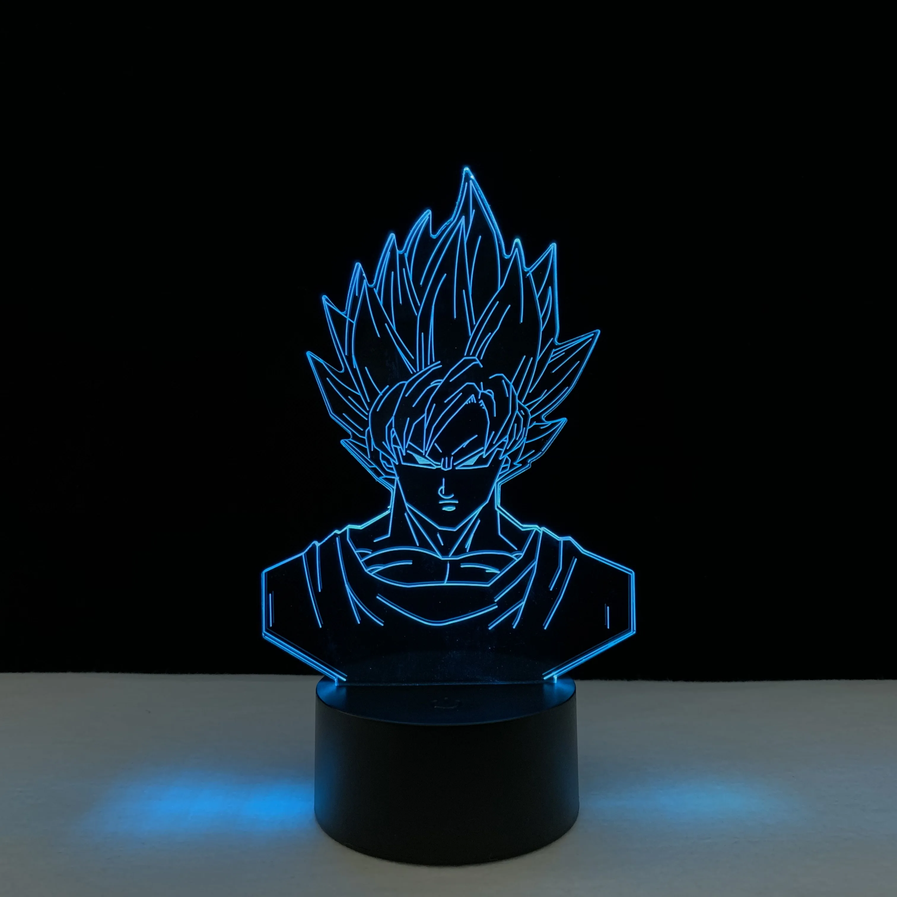 Drgon Z мяч 3D лампа Saiyan Goku Cacarot Janpese светодиодный LED многоцветный детский подарок на день рождения спальня декоративный ночник настольная