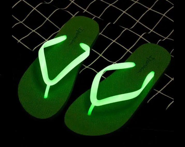 COOLSA/Новое поступление; женские светящиеся шлепанцы; пляжные вьетнамки на плоской подошве для отдыха; однотонные блестящие шлепанцы для влюбленных; ; Лидер продаж