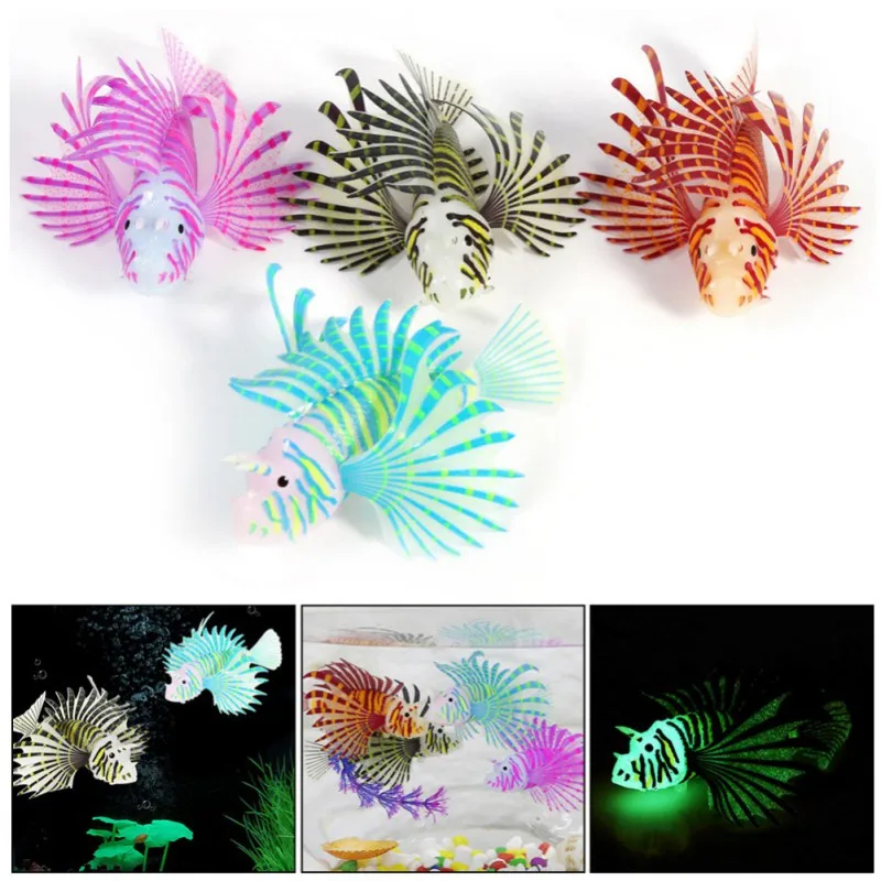 Clownfish Aquarium Plastic Swimming Faux Fake Gold Fish Aquarium Artificial Aquarium Fish Tank Decor Orname Gift Accessories