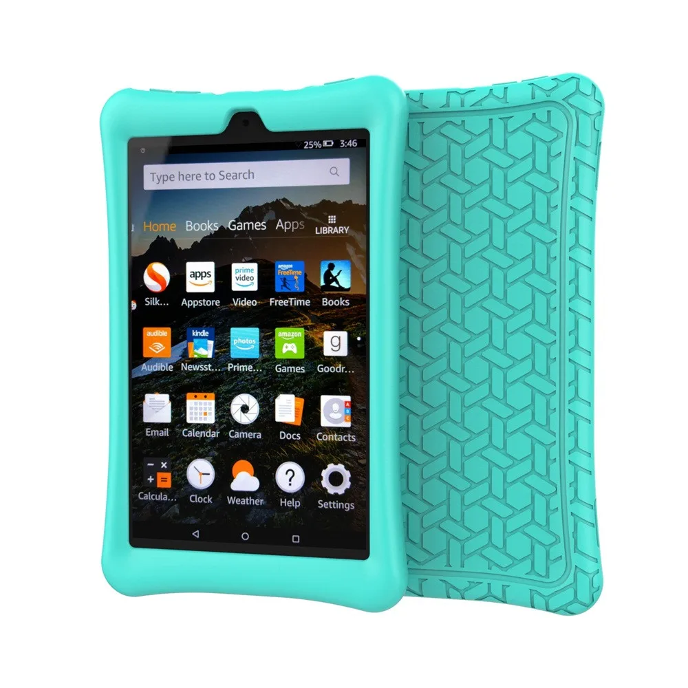 Защитный чехол для Amazon Kindle Fire HD 8 2017 планшета силиконовый 2016/2017 | Компьютеры и офис