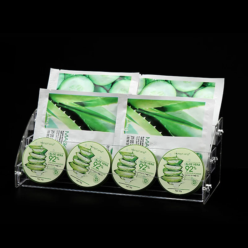 Прозрачный акриловый контейнер показ лака для ногтей Косметическая Помада ручка