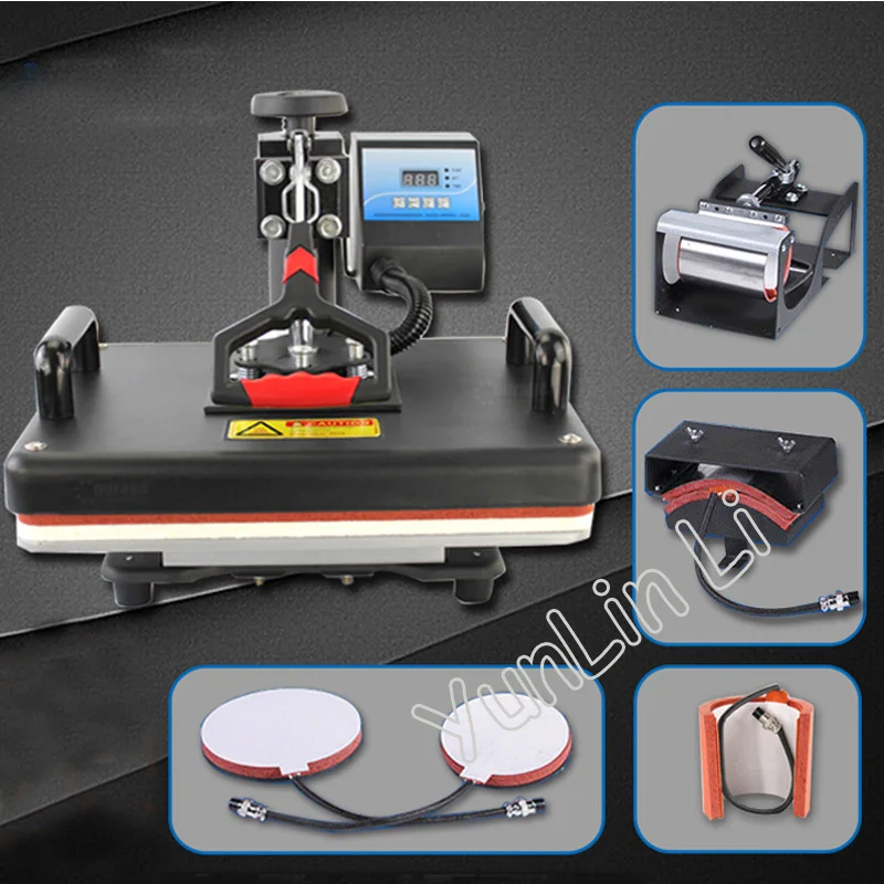 Сублимационная машина для откачивания футболки 6 в 1 30*38 см|machine machine|machine pressmachine heat