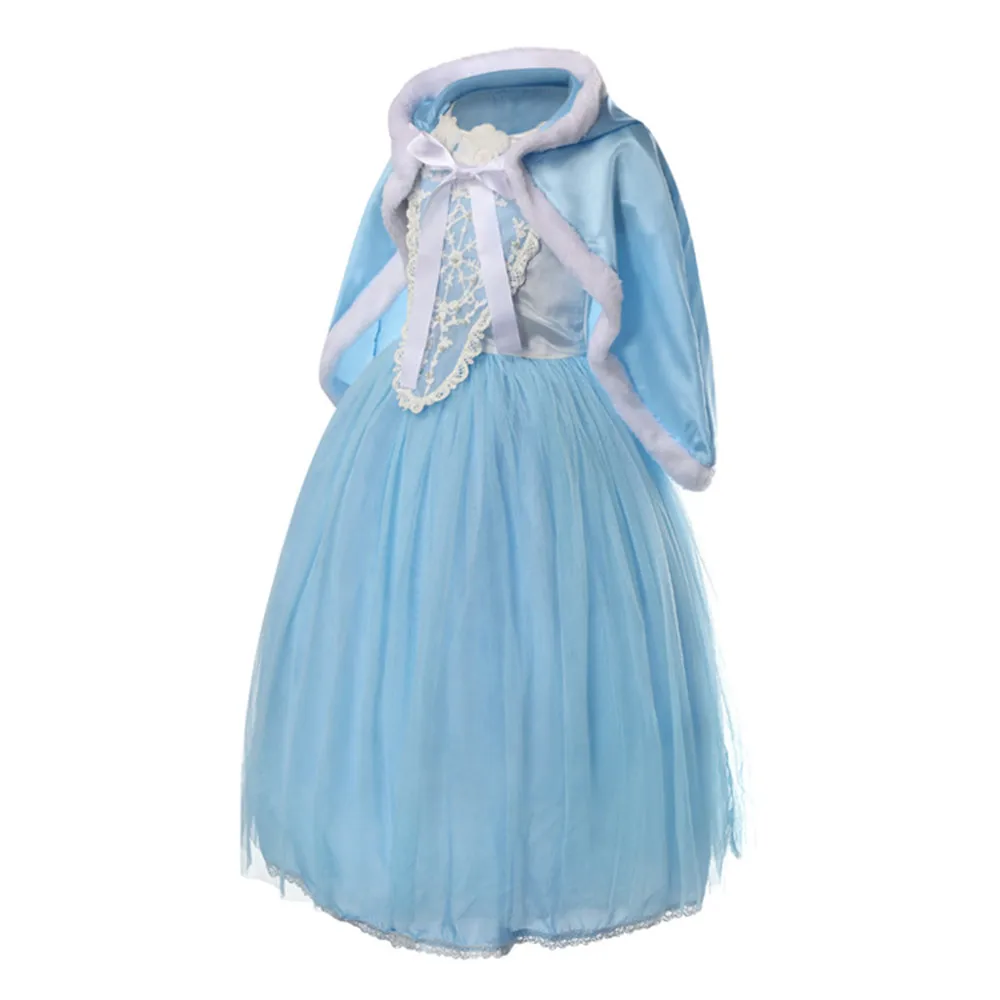 Платье для девочек FindPitaya с коротким рукавом принцесса грейgirl летний