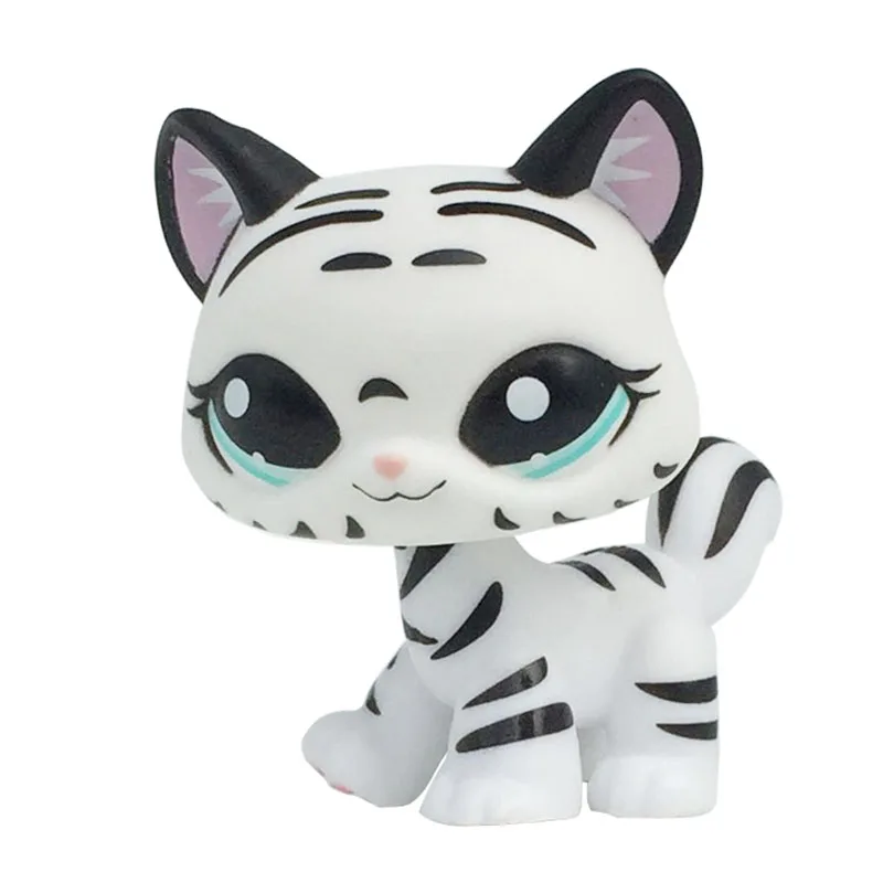 pet shop lps toys литл пет шоп игрушки лпс стоячки черный и белый полосатый ободок с