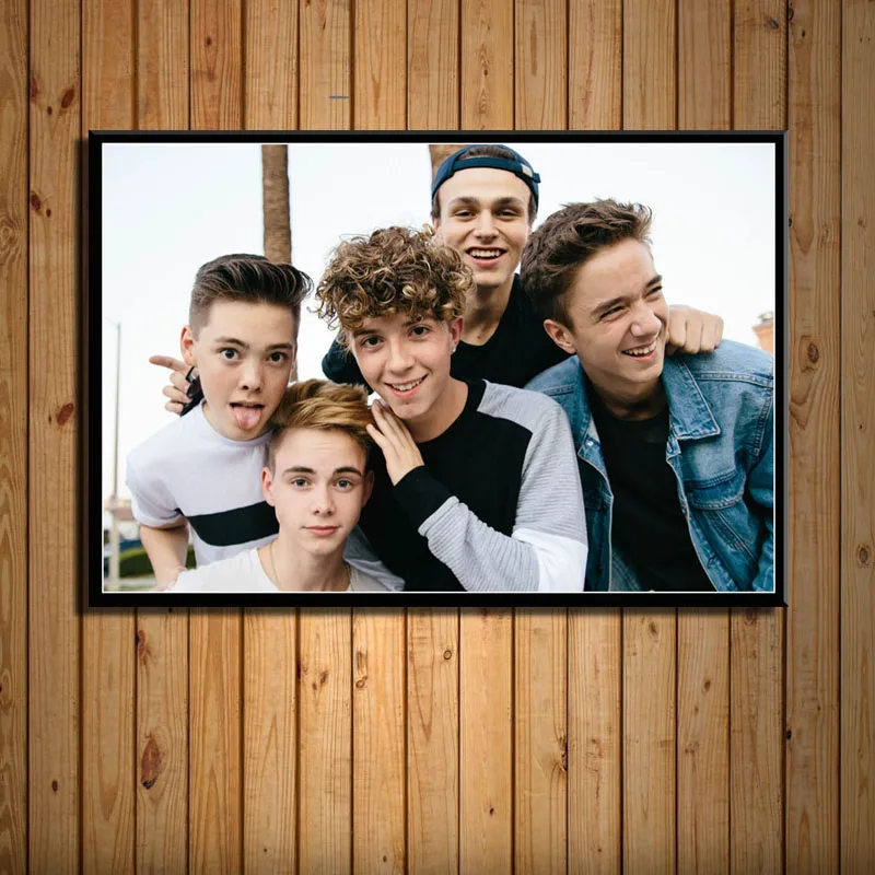P002 почему мы не Jack Avery Зак Херрон Джона Marais поп-музыки Группа живопись Шелковый Холст плакат стены домашний декор, произведение искусства - Цвет: 3