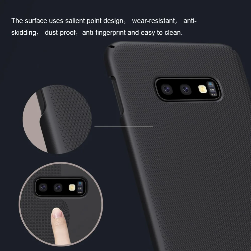 Чехол для Samsung Galaxy S10 Lite NILLKIN Super Frosted Shield back cover For S10e в розничной упаковке |