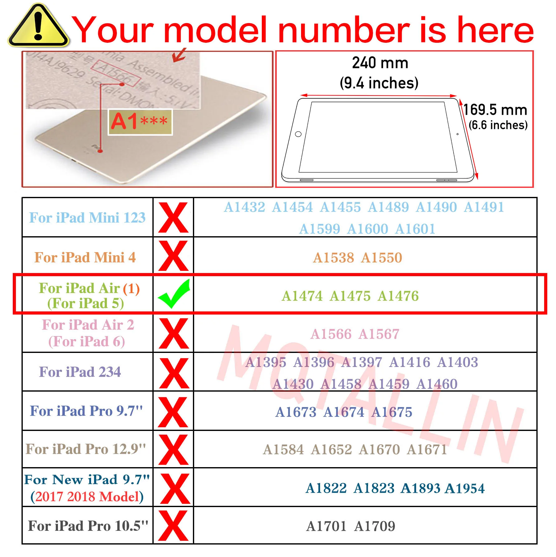Чехол для iPad Air model A1474 A1475 A1476 противоударный Гибридный резиновый прочный защитный