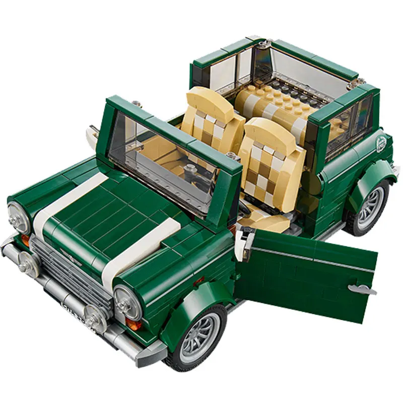 Mailackers Legoing Technic 21002 MINI Cooper 1108 шт. Набор строительных блоков игрушки для детей Legoings