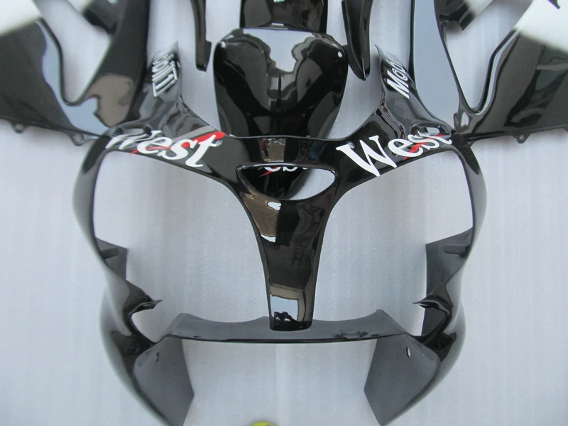 Комплект обтекателей для Kawasaki ZX6R комплект ZX636 2000 2001 2002 black WEST ZX 6R 636 00 01 02 боди