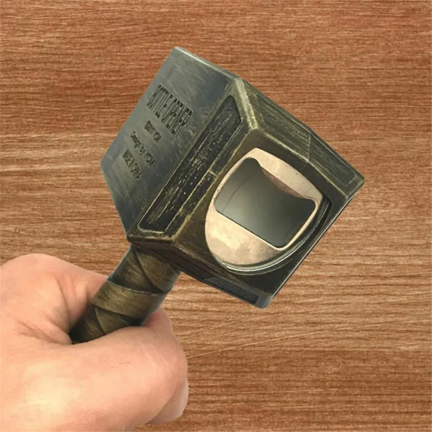 Фильм Тор косплей реквизит металлическая Броня Mjolnir креативный причудливый открывалка для бутылок пива