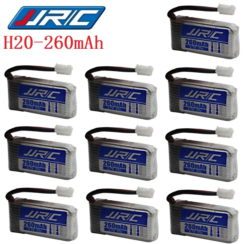 

10pcs/set JJRC H20 Original Battery 3.7V 150mAh/260mAh For JJRC H20 Syma S8 M67 U839 RC Quadcopter Parts 3.7V Lipo Battery