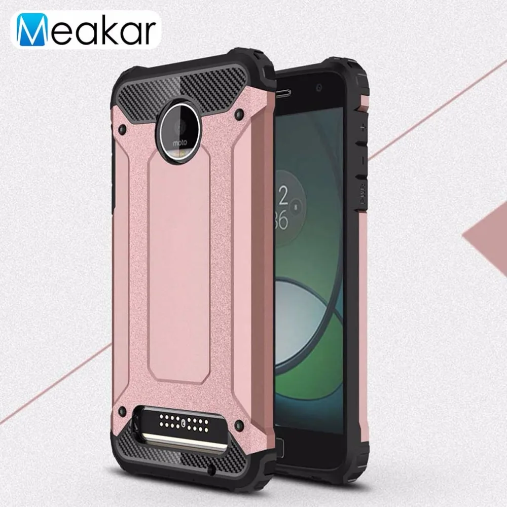 Shockproof Armor Coque Cover 5.5For Moto Z Play Case For Motorola Lenovo Dual Phone Back |