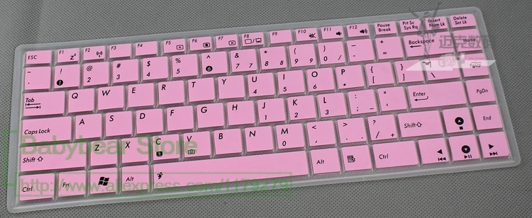 14 inch Laptop Silicone Notebook Keyboard Cover skin Protector for Asus K40 X8 P80 P81 A411 X43B K401 A41 X8A | Компьютеры и офис