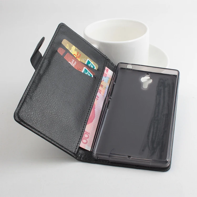 For lenovo K80m note Phone Case Folio Flip Pure Color Lichee Pattern PU Leather Wallet Cover Cash/Card Slots sanheng | Мобильные