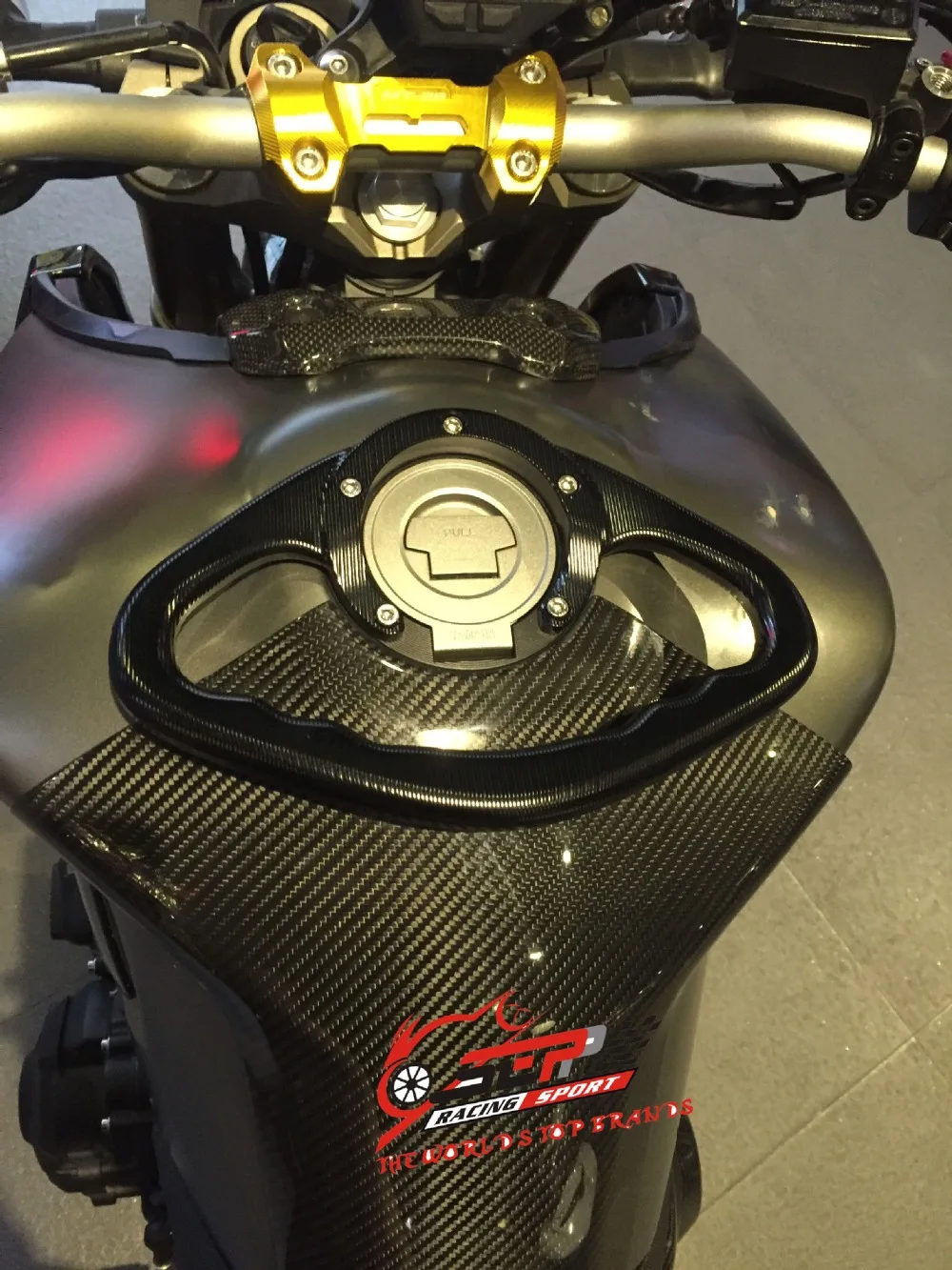 CARCHET Универсальная крышка топливного бака мотоцикла поручень для Yamaha MT07 MT09