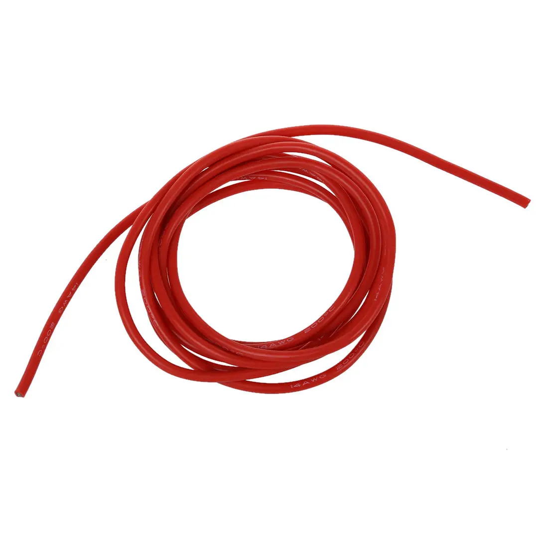 Запасные части 14AWG высокая термостойкость красные силиконовые провода длиной 2 м