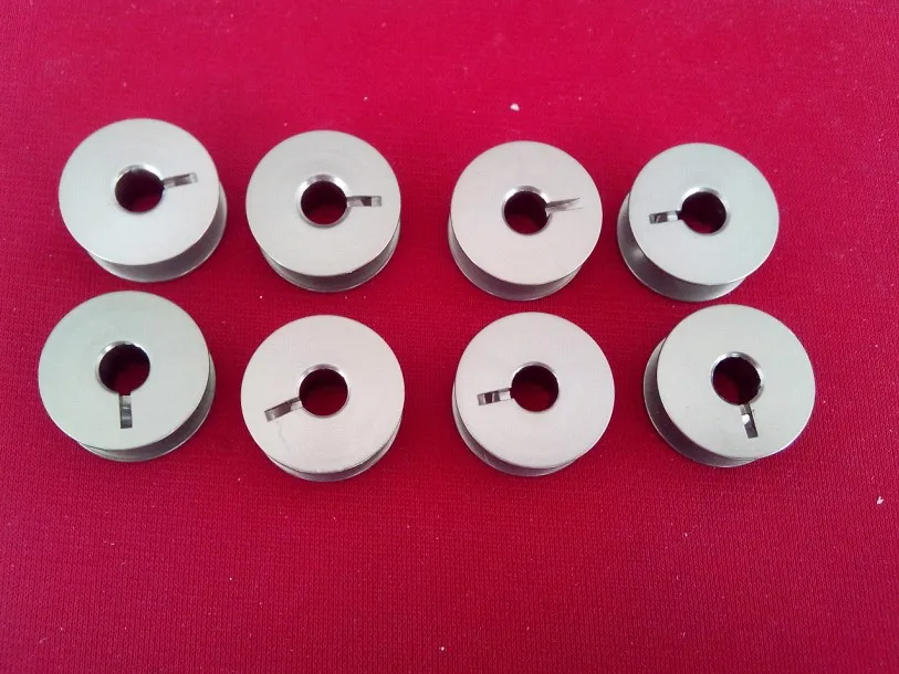 Sewing machine shuttle embroidery bobbin slotted alumina flat wire core middle groove shaped | Дом и сад