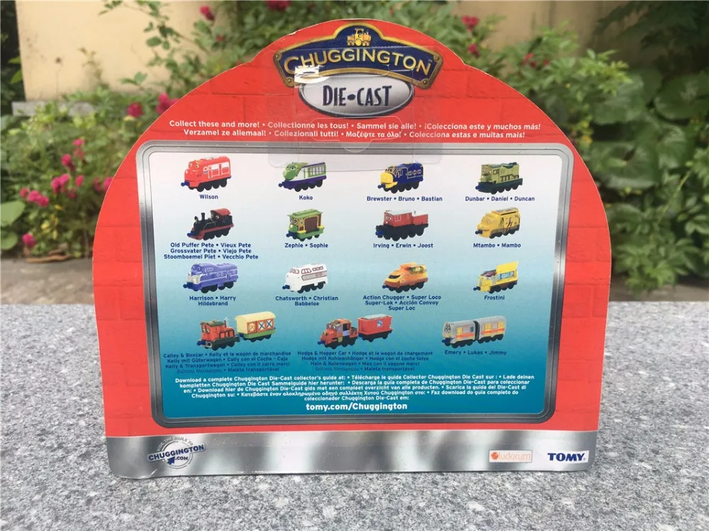 Поезда Takara Tomy Chuggington металлический литой игрушечный автомобиль Calley's Fire &amp