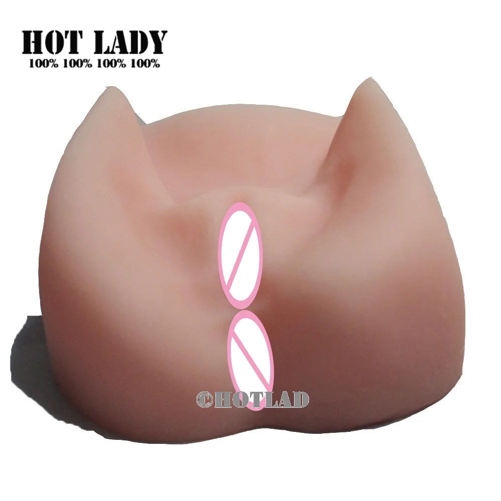Настоящая силиконовая вагина с анусом секс-куклы мягкая и глубокая Вагина